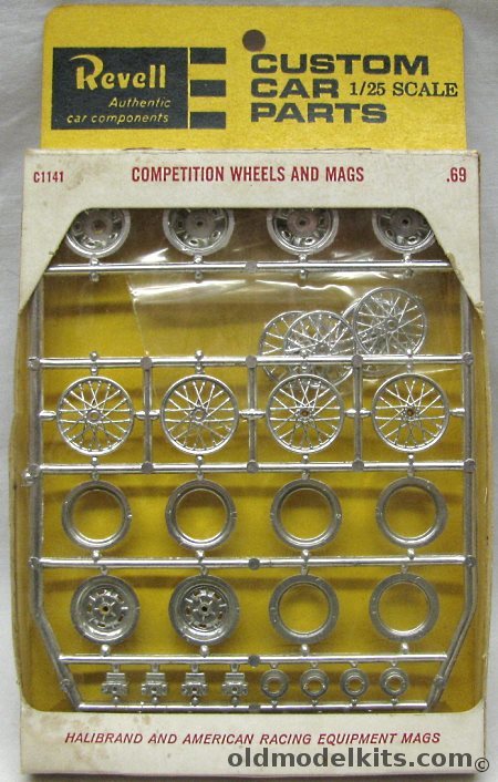 Revell 1/25 Competition Wheels and Mags, C1141 plastic model kit